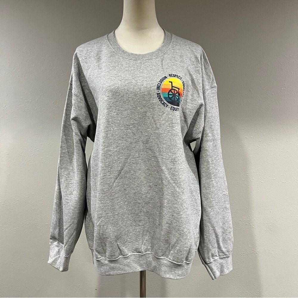Inclusion‎ crewneck long sleeve sweatshirt